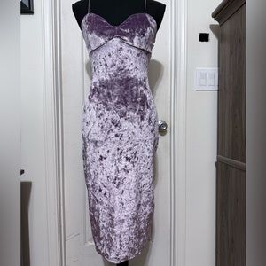Revamped Velvet Purple Dress